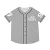 LIGHT GREY/BLACK ENOH BASEBALL JERSEY