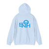 ENOH BLUE FONT HOODED SWEATSHIRT