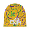 It&#39;s Mardi Gras Time Baby Beanie Gold