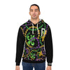 BLACK MARDI GRAS TIME PULLOVER