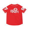 RED/WHITE ENOH BASEBALL JERSEY