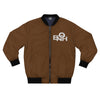 BROWN ENOH BOMBER JACKET