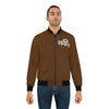 BROWN ENOH BOMBER JACKET