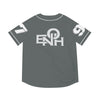 GREY/BLACK ENOH BASEBALL JERSEY