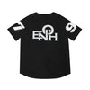 BLACK/BLACK ENOH BASEBALL JERSAY