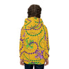 GOLD MARDI GRAS TIME CHILDREN&#39;S HOODIE