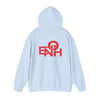 ENOH RED FONT HOODED SWEATSHIRT