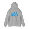 ENOH BLUE FONT HOODED SWEATSHIRT