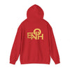 ENOH GOLD FONT HOODED SWEATSHIRT