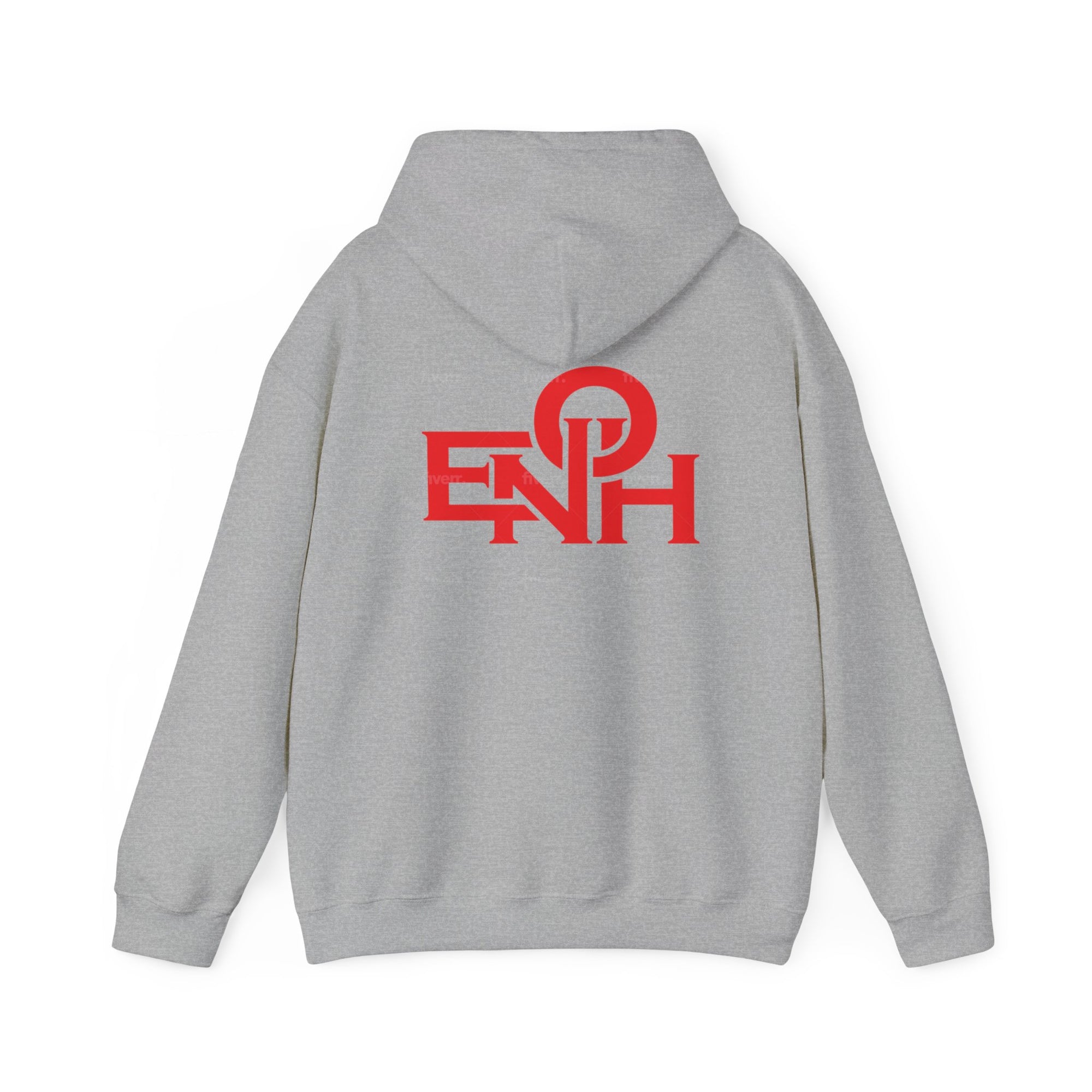 ENOH RED FONT HOODED SWEATSHIRT