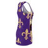 PURPLE BOUNCE RACERBACK DRESS