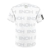 WHITE/GREY ENOH PATTERN TEE