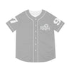 LIGHT GREY/WHITE ENOH BASEBALL JERSEY