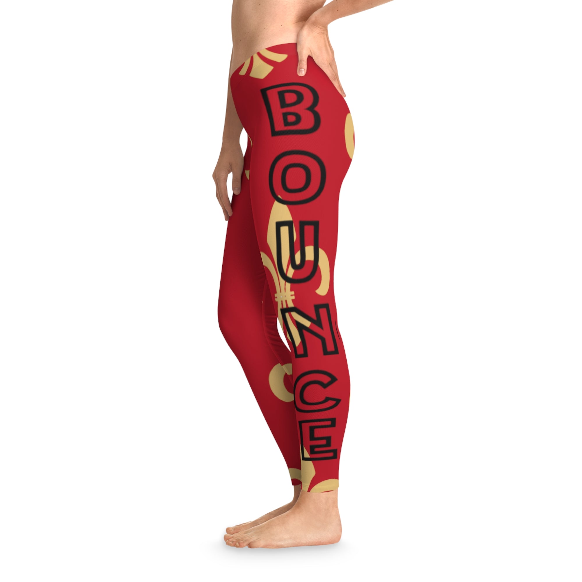 RED BOUNCE LEGGINGS