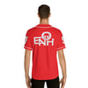 RED/WHITE ENOH BASEBALL JERSEY