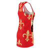 RED BOUNCE RACERBACK DRESS