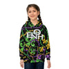 BLACK MARDI GRAS TIME CHILDREN&#39;S HOODIE