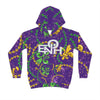 PURPLE MARDI GRAS TIME CHILDREN&#39;S HOODIE