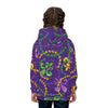 PURPLE MARDI GRAS TIME CHILDREN&#39;S HOODIE