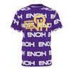 PURPLE ENOH PATTERN TEE