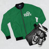 GREEN ENOH BOMBER JACKET