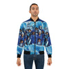 BLUE SOCIAL &amp; PLEASURE CLUB BOMBER JACKET