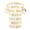 WHITE/GOLD ENOH PATTERN TEE