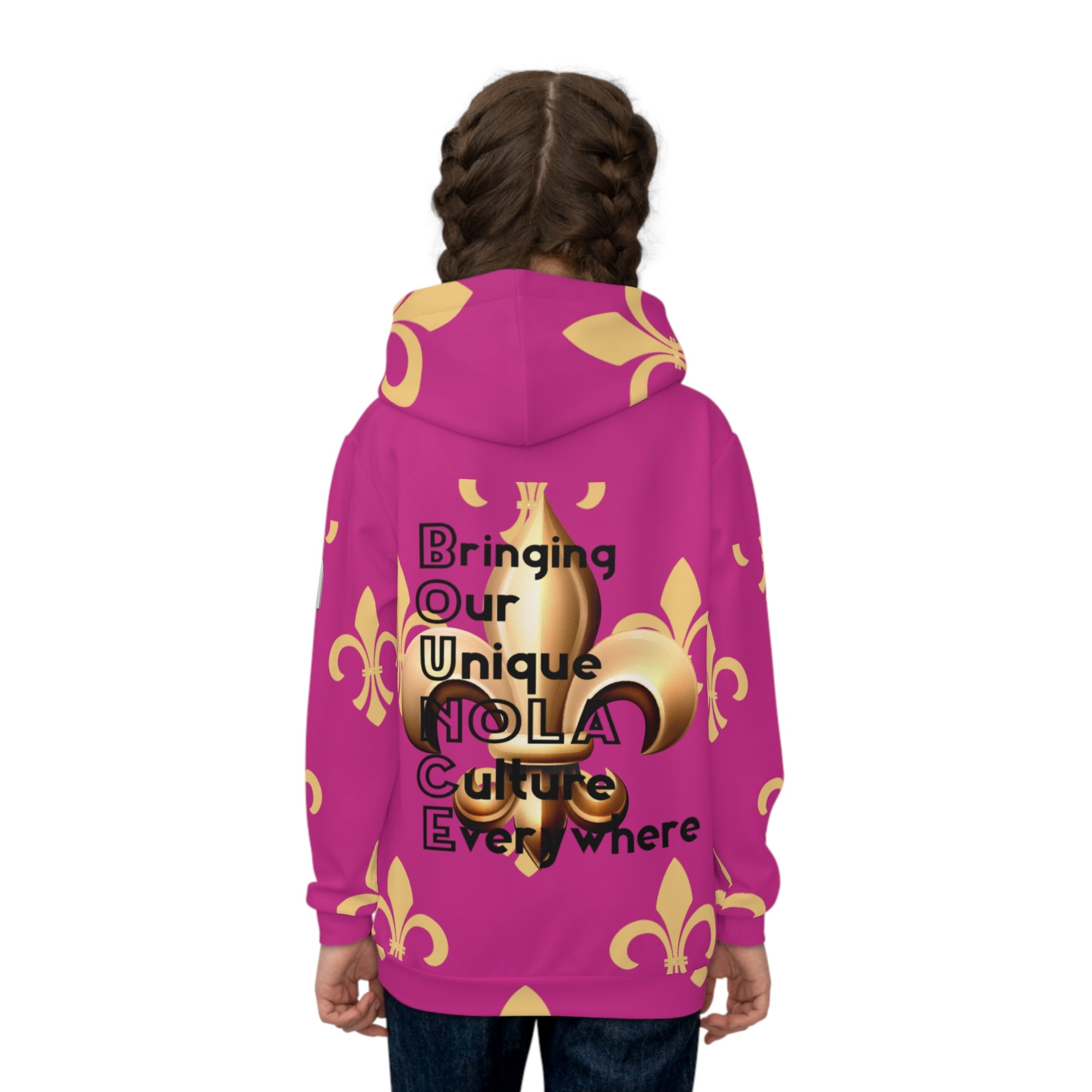 PINK BOUNCE CHILDREN'S HOODIE