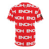 RED ENOH PATTERN TEE