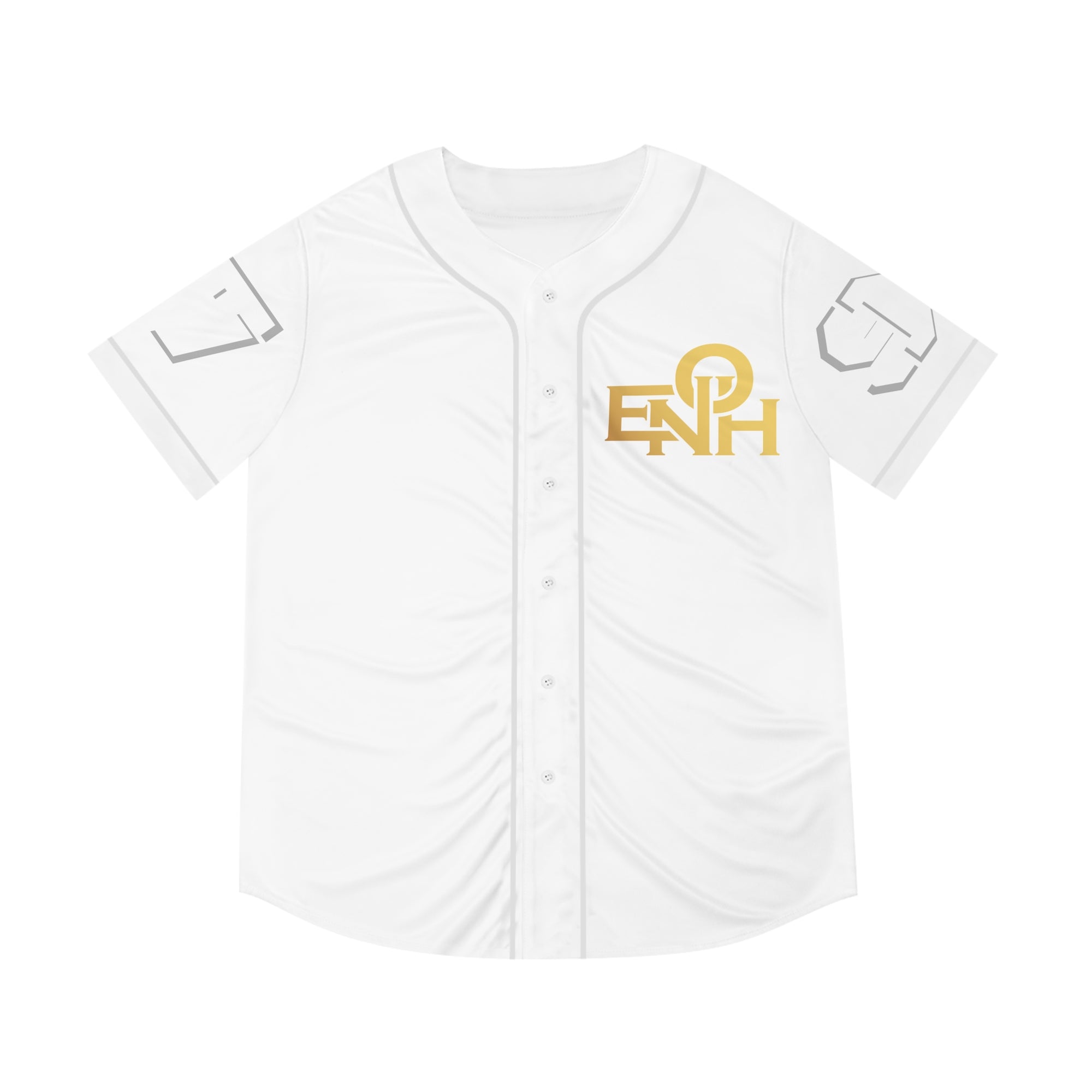 WHITE/WHITE ENOH BASEBALL JERSEY