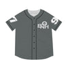 GREY/WHITE ENOH BASEBALL JERSEY