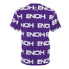 PURPLE ENOH PATTERN TEE