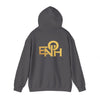 ENOH GOLD FONT HOODED SWEATSHIRT