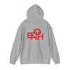 ENOH RED FONT HOODED SWEATSHIRT