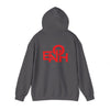 ENOH RED FONT HOODED SWEATSHIRT