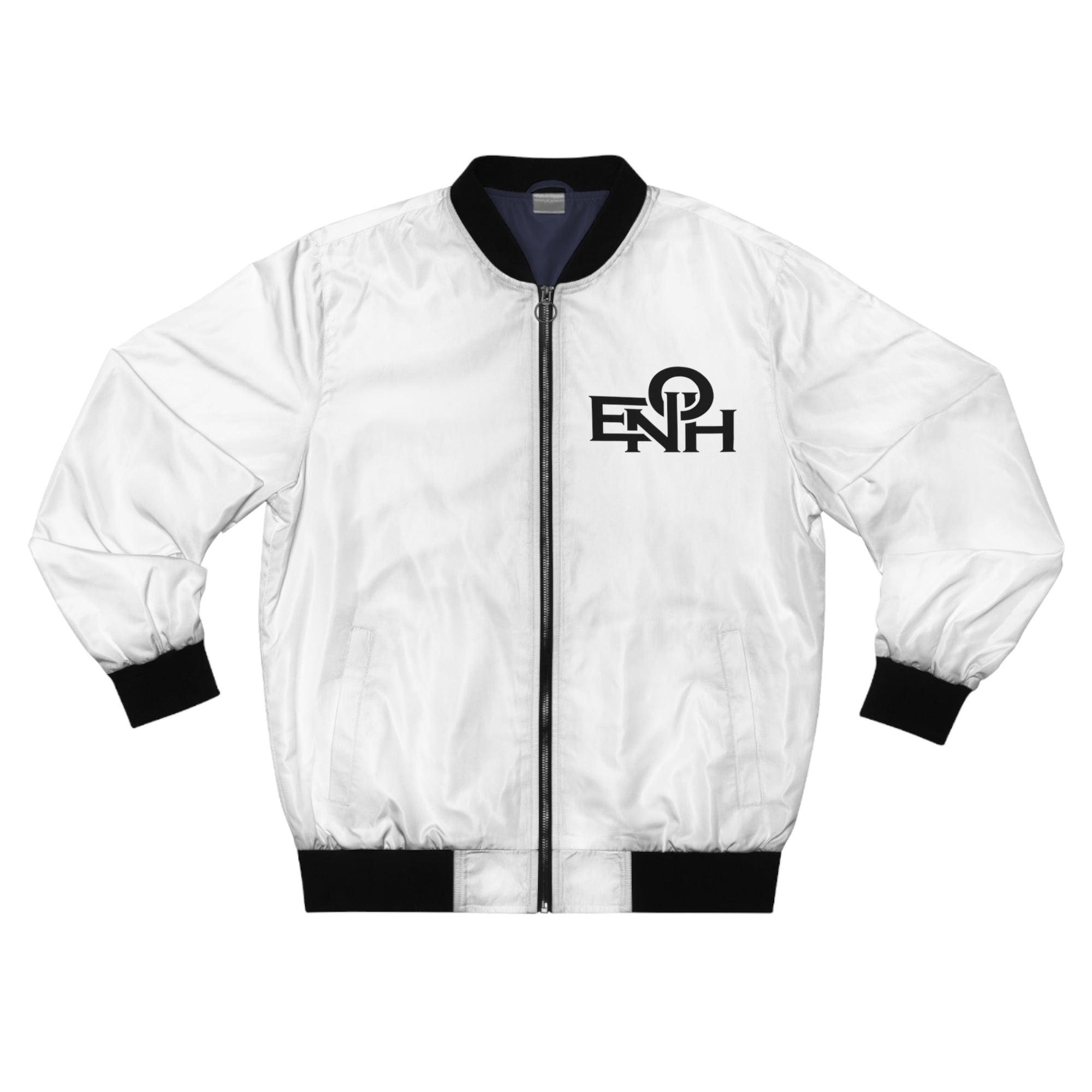 WHITE ENOH BOMBER JACKET