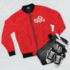 RED ENOH BOMBER JACKET