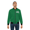 GREEN ENOH BOMBER JACKET