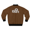 BROWN ENOH BOMBER JACKET