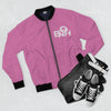 LIGHT PINK ENOH BOMBER JACKET