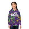 PURPLE MARDI GRAS TIME CHILDREN&#39;S HOODIE