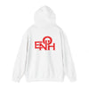 ENOH RED FONT HOODED SWEATSHIRT