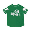 GREEN/WHITE ENOH BASEBALL JERSEY