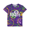 It&#39;s Mardi Gras Time Kids Sports Jersey Purple