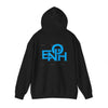 ENOH BLUE FONT HOODED SWEATSHIRT