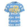 LIGHT BLUE ENOH PATTERN LIGHT TEE