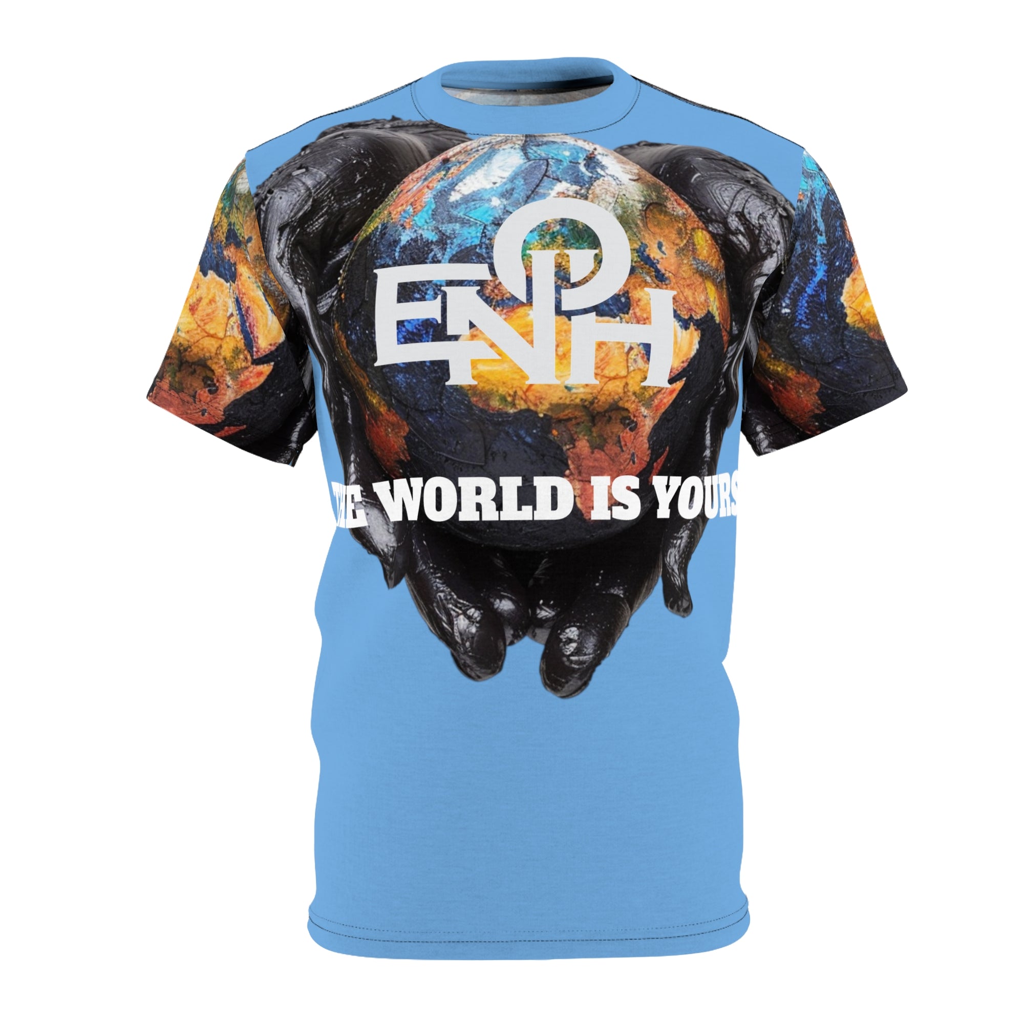 THE WORLD IS YOURS VII Tee (LIGHT BLUE)