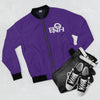 PURPLE ENOH BOMBER JACKET