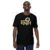 BLACK ENOH BLACK &amp; GOLD TEE