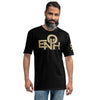 BLACK ENOH BLACK &amp; GOLD TEE